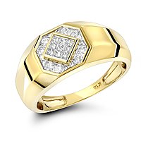 Designer Diamond Rings 14K Gold Diamond Ring 2.40ct